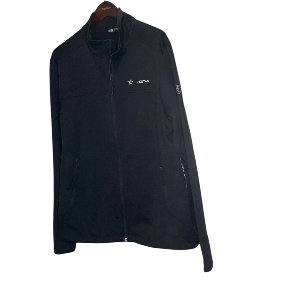 The North Face Jacket Men’s Large L Ridgewall Soft Shell Black Full Zip NF0A3LGX